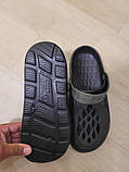 Капці піна чоловічі гумові шльопанці чорні 41 - 45, фото 4