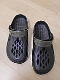 Капці піна чоловічі гумові шльопанці чорні 41 - 45, фото 6