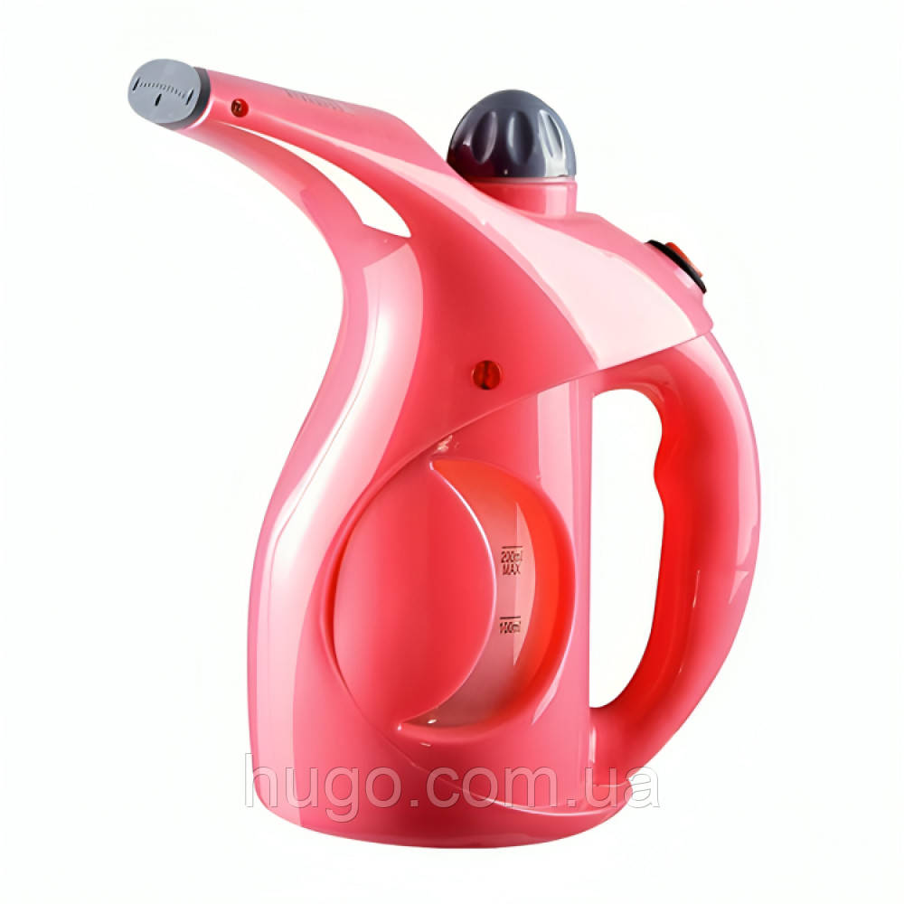 Ручний відпарювач 1000Вт, 200мл, MS 5360, Рожевий / Вертикальна парова праска / Вертикальний відпарювач, фото 1