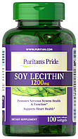 Соевый лецитин 1200 мг Puritan's Pride Soy Lecitine 100 желатиновых капсул