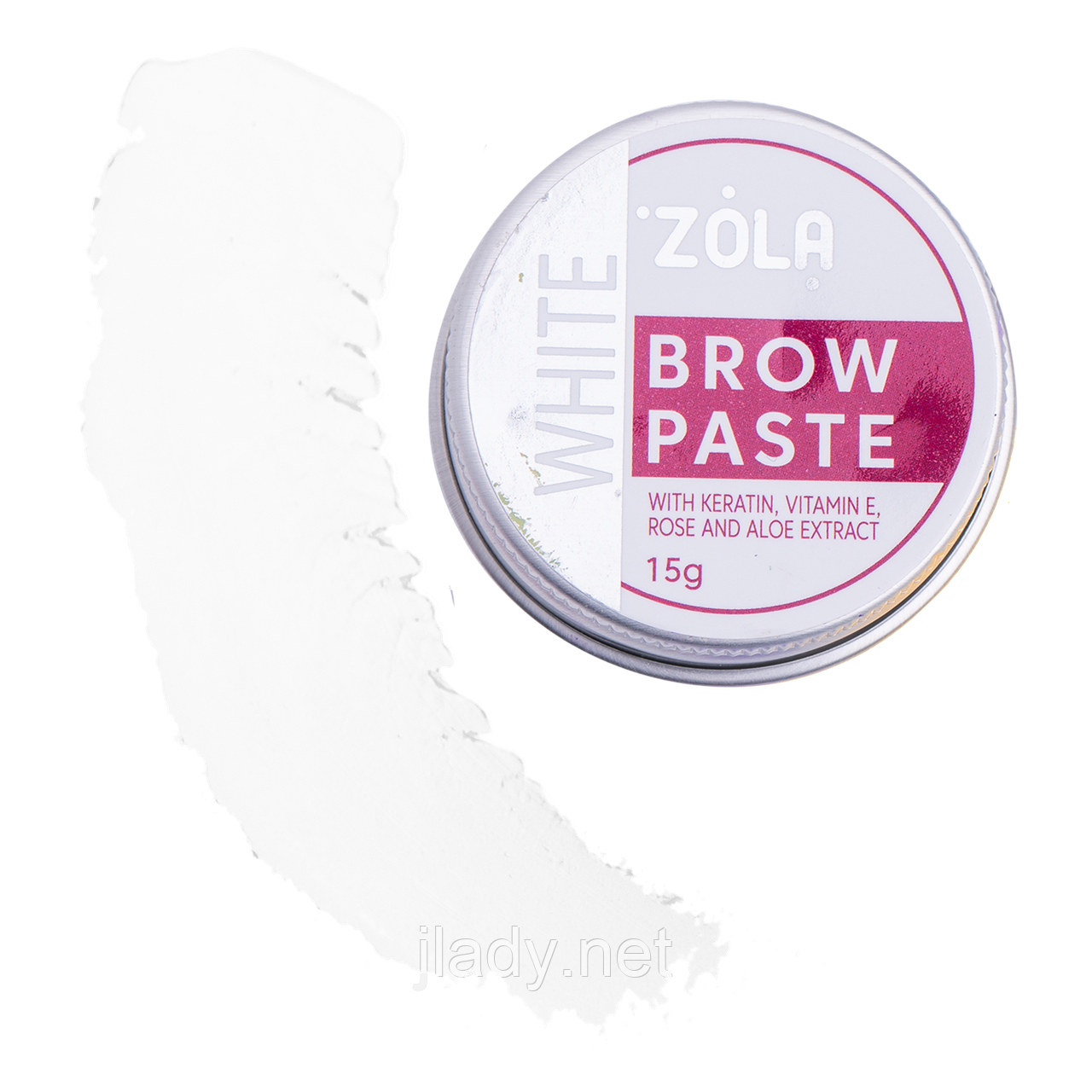 Brow-паста біла для брів ZOLA, 15 гр