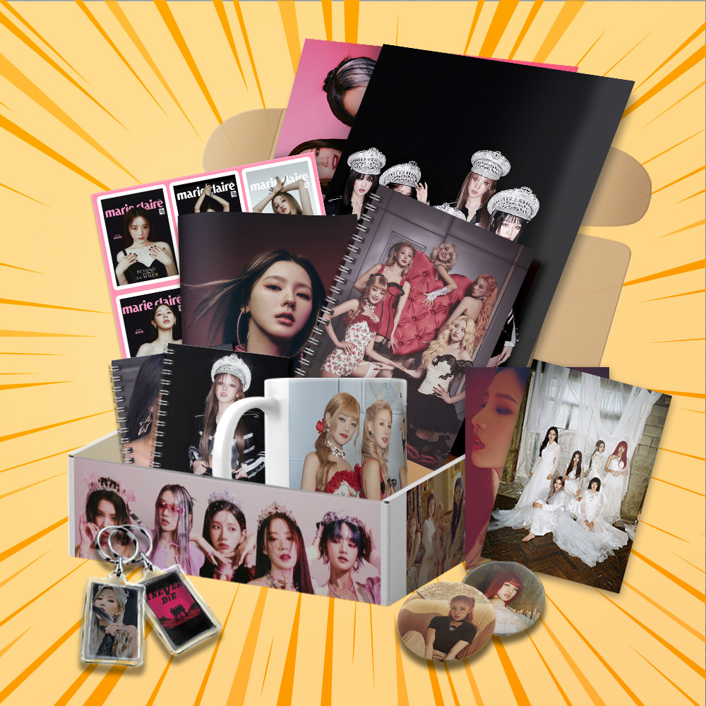Подарунковий Бокс K-pop (G)I-dle 15 предметів