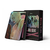 Голографічні Ломо Карти Lomo Card Stray Kids Стрей Кідс №2 MAXIDENT 55 штук