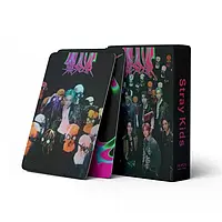 Голографічні Ломо Карти Lomo Card Stray Kids Стрей Кідс ROCK STAR 55 штук