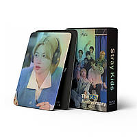 Голографічні Ломо Карти Lomo Card Stray Kids Стрей Кідс The 5th Anniversary (55 шт)