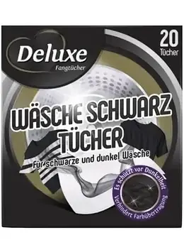 Серветки для чорних тканин Delux, 20 шт (Польща)
