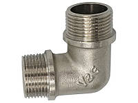 Уголок 1" НН латунный резьбовой фитинг для водопроводных труб V&G