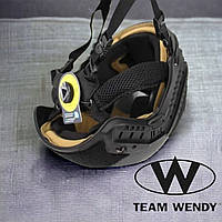 Подвесная система + защитные подушки для шлема Team Wendy Cam черный.Комплект на шлем
