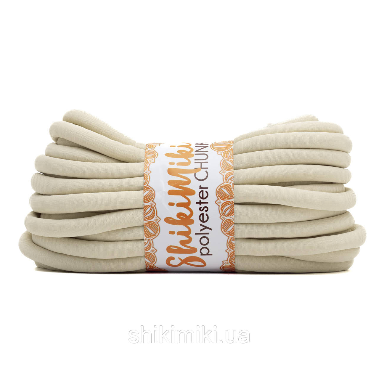 Шнур з наповнювачем Shikimiki Polyester Chunky, колір Кремовий йогурт