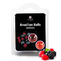 Набір кульок лубрикантів BRAZILIAN BALLS BERRIES Bomba