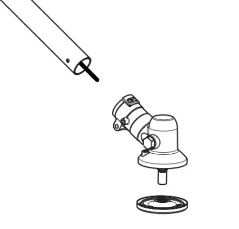 Штанга + редуктор Winzor для HU 125 R, R 128/для мотокос, фото 1