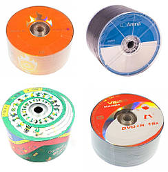 DVD+R "Videx/Arena/Kaktuz/Mamba" 4.7Gb 16x (bulk-50 шт.)