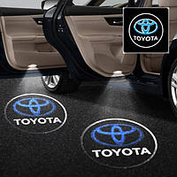Лазерная дверная подсветка/проекция в дверь автомобиля Toyota 002