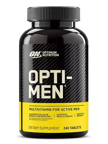 Вітаміни для чоловіків Optimum Nutrition Opti-Men 240 таб США, фото 1