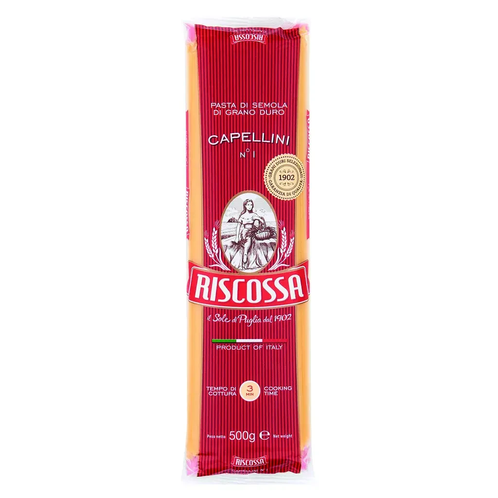 Паста спагетті Riscossa Capellini №1 500г. Італія
