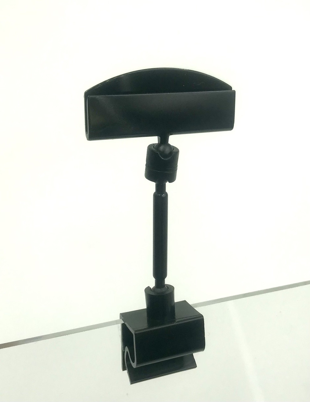 CL-CLIP Цінникотримач на кліпсі ЧОРНИЙ, ніжка 50 мм