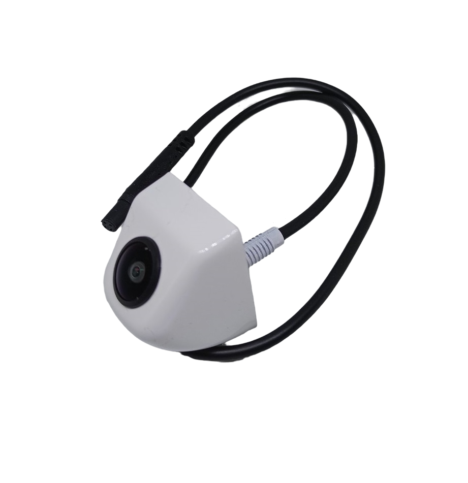 Камера заднього виду універсальна Luxur AHD 720P 728*512 170 град риб'яче око Turning line White Білий