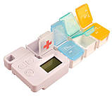 Таблетниця органайзер з таймером Supretto на 15 комірок (8701), фото 7