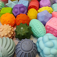 Тактильні м'ячики для малюків, сенсорні кульки для розвитку дітей, що розвивають текстурні іграшки