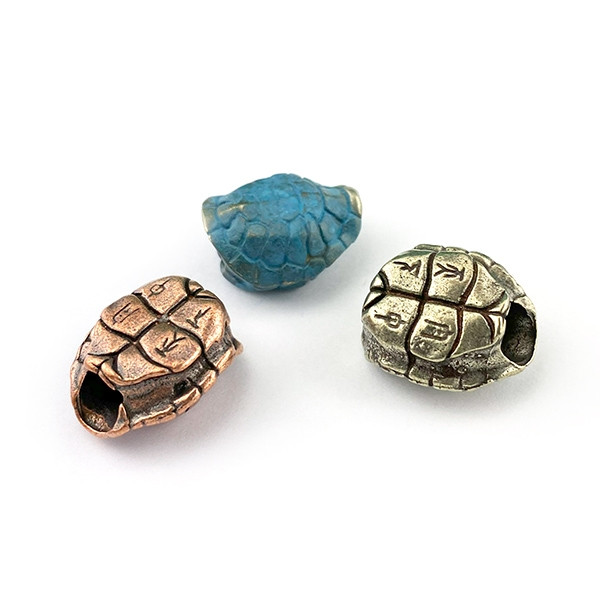 Бусина для бороди і для темляка Панцир Черепахи, фото 1