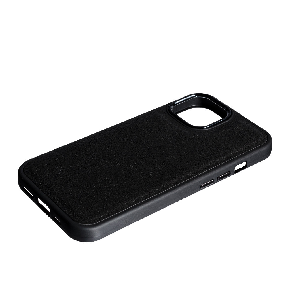Накладка Leather Case Apple iPhone 14 Plus / 15 Plus, Black, фото 1