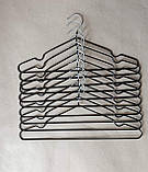 Плічка чорні металеві в силіконі тонкий, фото 2