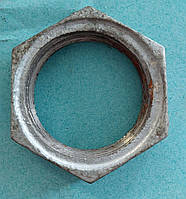 Контргайка (контрящая гайка) стальная резьбовая Ду-40 (1 1/2") ГОСТ 8968-75 фитинг для труб