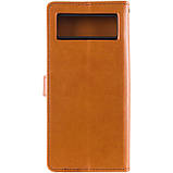 Шкіряний чохол книжка GETMAN Gallant (PU) для Google Pixel 6a Коричневий, фото 2