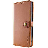 Шкіряний чохол книжка GETMAN Gallant (PU) для Google Pixel 6a Коричневий, фото 3