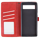 Шкіряний чохол книжка GETMAN Gallant (PU) для Google Pixel 7 Червоний, фото 4
