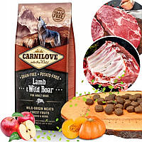 Корм для взрослых собак Carnilove Lamb & Wild Boar баранина 12 кг