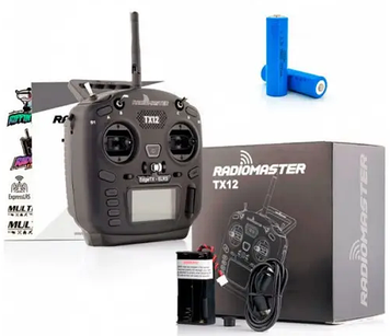 Апаратура керування RadioMaster TX12 MKII ELRS M2 FPV пульт з акумулятором