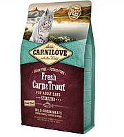 Сухой корм Carnilove Carp & Trout для стерилизованных кошек 6 кг