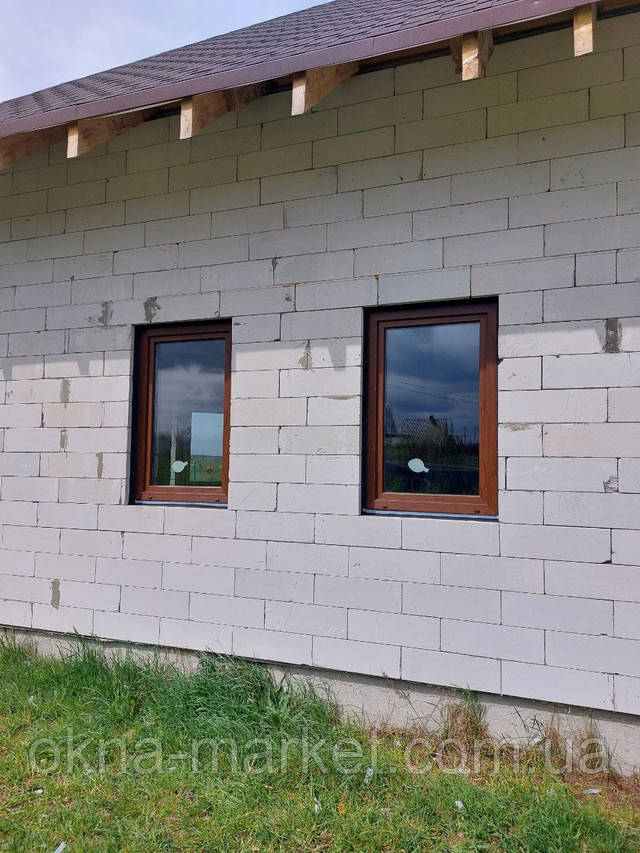 Одностулкові ламіновані вікна Rehau фото ™Вікна Маркет Одностулкові ламіновані вікна Rehau фото роботи ™Вікна Маркет