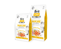 Корм для котов Brit Care Cat GF Haircare Healthy and Shiny Coat 7кг