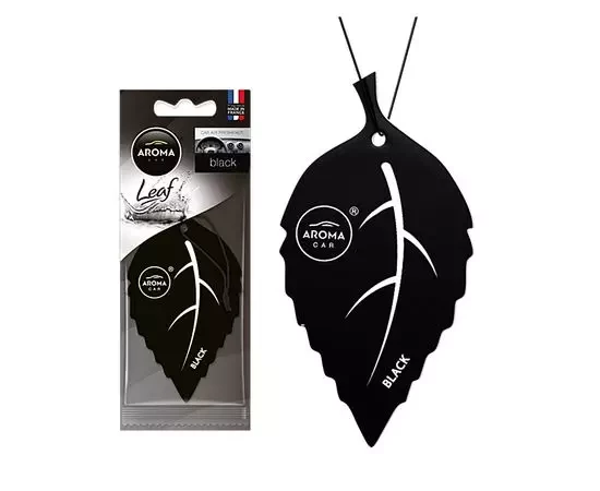 Автомобільний ароматизатор Aroma Car Leaf - Black