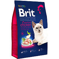 Сухой корм для стерилизованных котов и кошек Brit Premium by Nature Cat Sterilized Chicken 8 кг