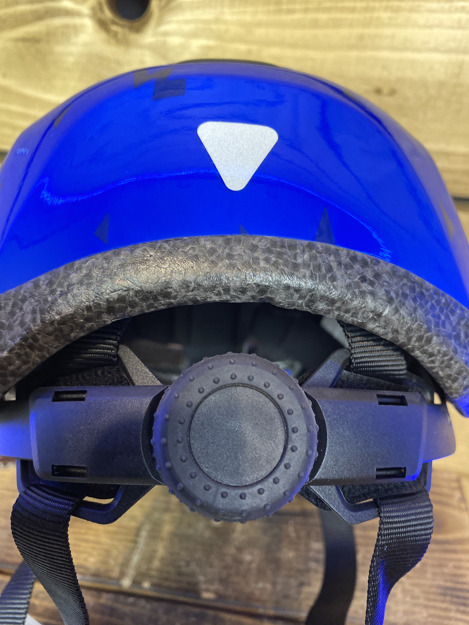 Шлем для велосипеда детский KLS ZIGZAG синий S - фото 4 - id-p1671191898