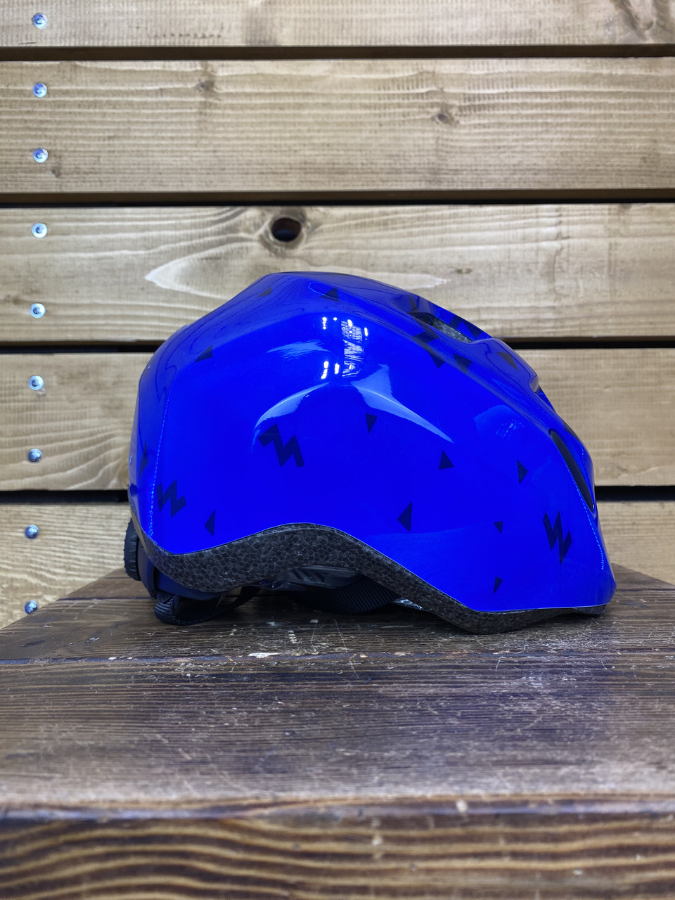 Шлем для велосипеда детский KLS ZIGZAG синий S - фото 2 - id-p1671191898