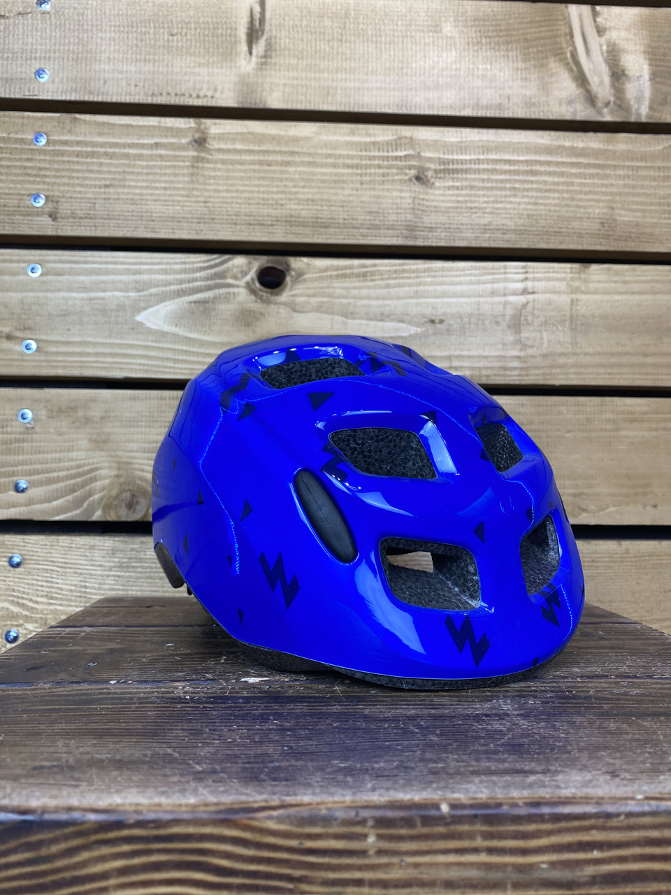 Шлем для велосипеда детский KLS ZIGZAG синий S - фото 1 - id-p1671191898
