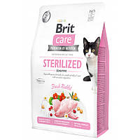 Сухой корм для стерилизованных котов и кошек Brit Care Grain-Free Sterilized Sensitive 2 кг