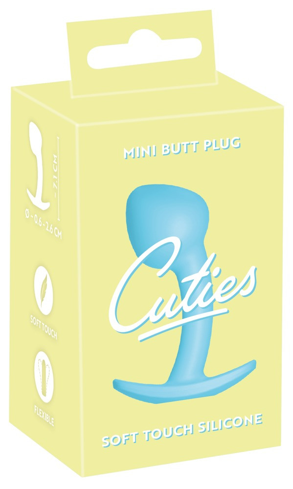 Анальна пробка Cuties Plugs Blue Bomba💣