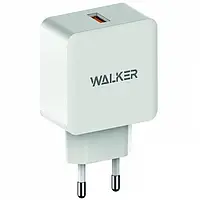 Мережевий зарядний пристрій Walker WH-25 QC 3.0 1USB/2,4A White