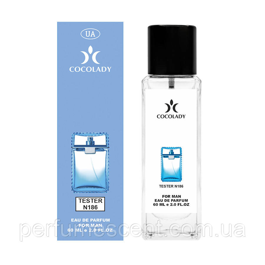 Парфуми чоловічі Cocolady No 186-В (аромат схожі на Versace Man Eau Fraiche) 60 мл, фото 1