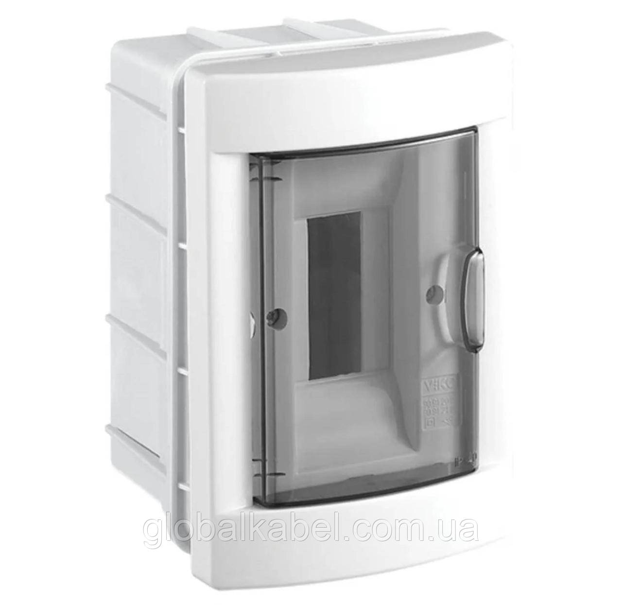 Распределительный щиток Viko под 2 автомата, встраиваемый белый, фото 1