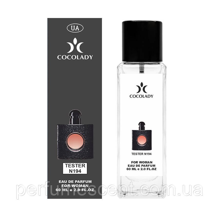 Парфуми жіночі Cocolady No 194-В (аромат схожі на Yves Saint Laurent Black Opium) 60 мл