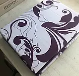 Постільний комплект двоспальний 180х220 Ранфорс на блискавці (22017) Молодіжна постільна білизна двоколірна, фото 3