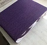 Постільний комплект двоспальний 180х220 Ранфорс на блискавці (22017) Молодіжна постільна білизна двоколірна, фото 4