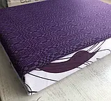 Постільний комплект двоспальний 180х220 Ранфорс на блискавці (22017) Молодіжна постільна білизна двоколірна, фото 5