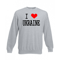 Світшот патріотичний "I love UKRAINE"